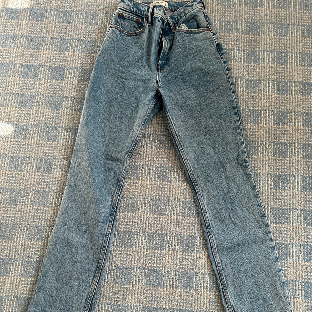 Abercrombie 90s straight curve love jeans